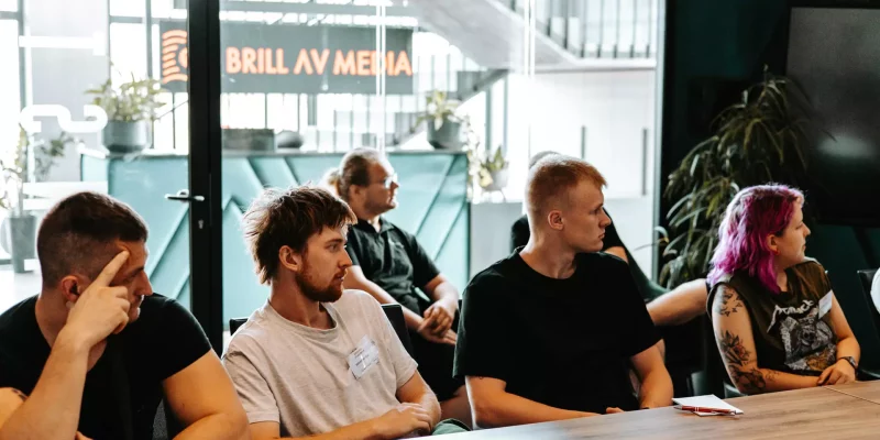Uczestnicy Warsztatów Techniki Eventowej AV Academy podczas modułu teoretycznego.